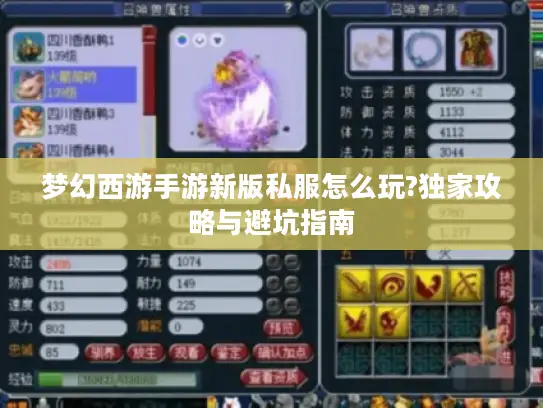 梦幻西游手游新版私服怎么玩?独家攻略与避坑指南