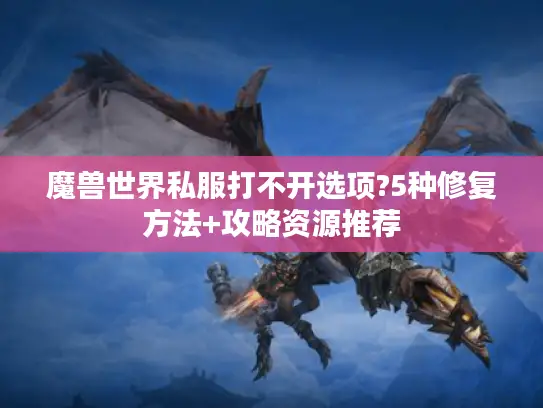 魔兽世界私服打不开选项?5种修复方法+攻略资源推荐