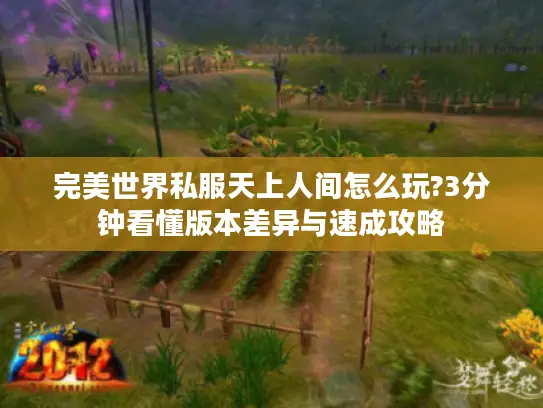 完美世界私服天上人间怎么玩?3分钟看懂版本差异与速成攻略