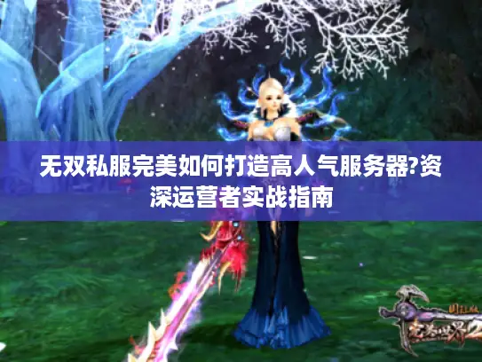 无双私服完美如何打造高人气服务器?资深运营者实战指南