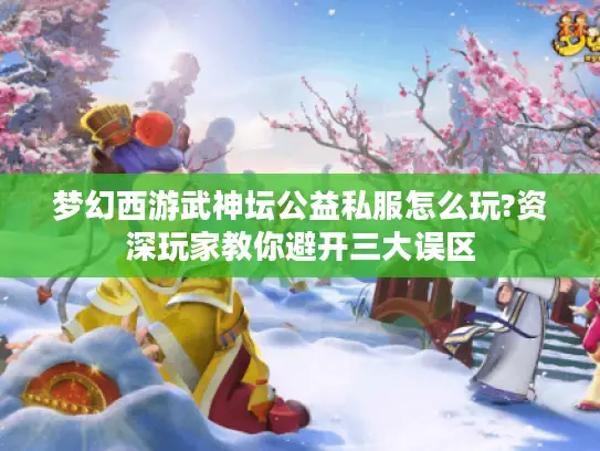 梦幻西游武神坛公益私服怎么玩?资深玩家教你避开三大误区