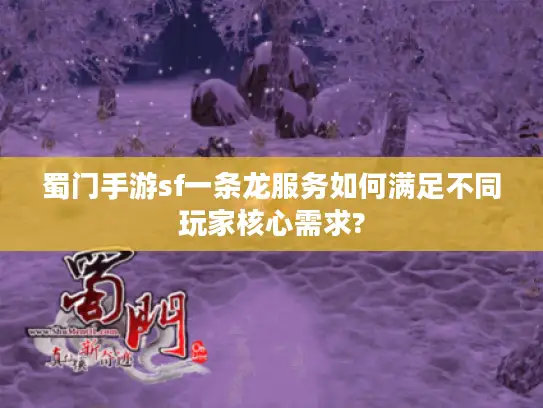 蜀门手游sf一条龙服务如何满足不同玩家核心需求? 蜀门手游sf一条龙服务如何满足不同玩家核心需求?