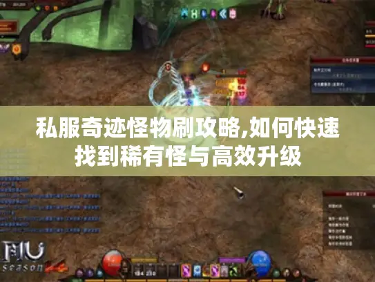 私服奇迹怪物刷攻略,如何快速找到稀有怪与高效升级 私服奇迹怪物刷攻略,如何快速找到稀有怪与高效升级