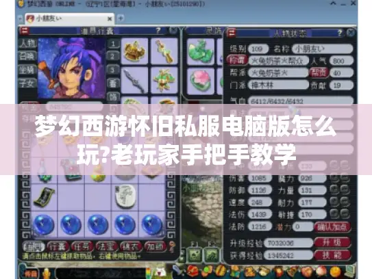 梦幻西游怀旧私服电脑版怎么玩?老玩家手把手教学