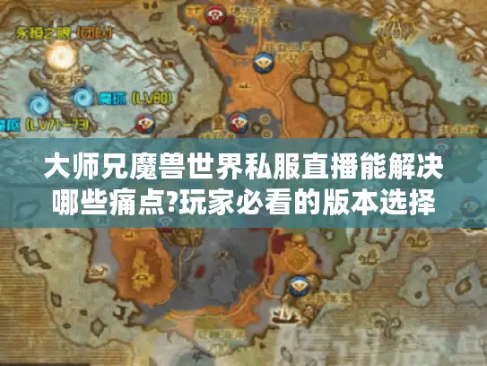 大师兄魔兽世界私服直播能解决哪些痛点?玩家必看的版本选择与攻略指南