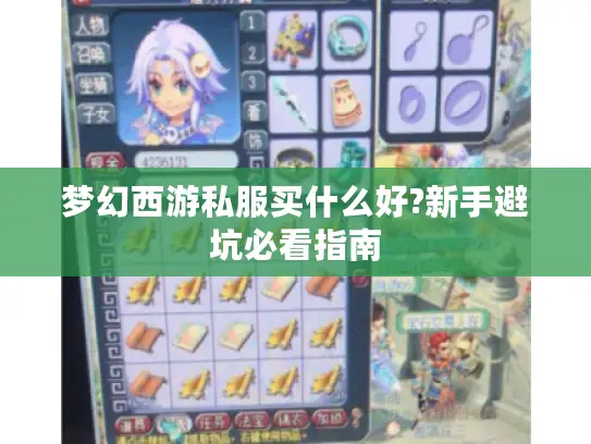 梦幻西游私服买什么好?新手避坑必看指南