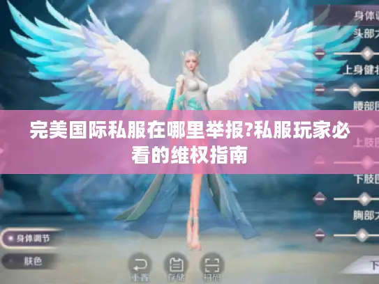 完美国际私服在哪里举报?私服玩家必看的维权指南 完美国际私服在哪里举报?私服玩家必看的维权指南