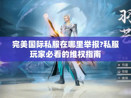 完美国际私服在哪里举报?私服玩家必看的维权指南 完美国际私服在哪里举报?私服玩家必看的维权指南