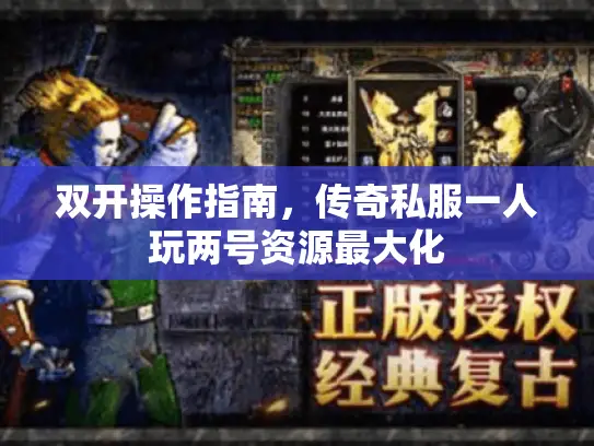 双开操作指南，传奇私服一人玩两号资源最大化