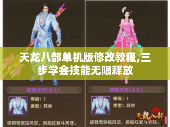 天龙八部单机版修改教程,三步学会技能无限释放