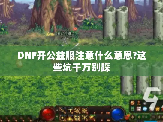 DNF开公益服注意什么意思?这些坑千万别踩