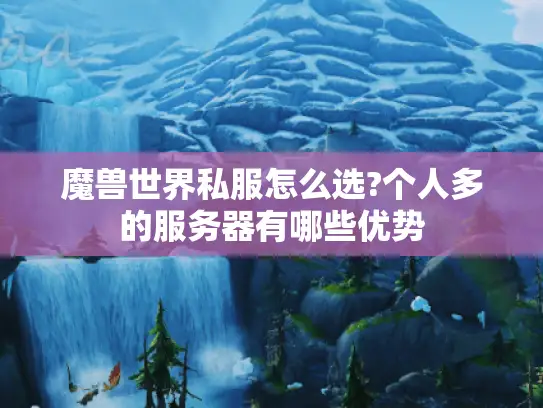 魔兽世界私服怎么选?个人多的服务器有哪些优势