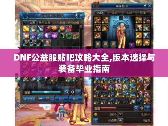 DNF公益服贴吧攻略大全,版本选择与装备毕业指南 DNF公益服贴吧攻略大全,版本选择与装备毕业指南