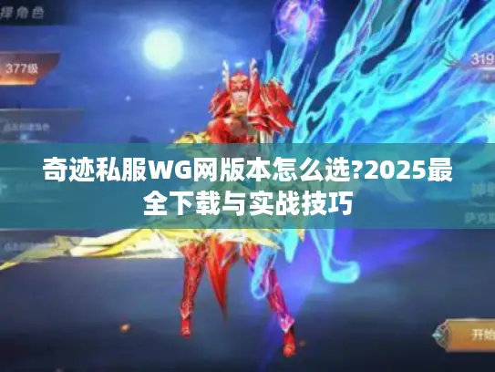 奇迹私服WG网版本怎么选?2025最全下载与实战技巧 奇迹私服WG网版本怎么选?2025最全下载与实战技巧