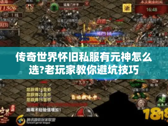 传奇世界怀旧私服有元神怎么选?老玩家教你避坑技巧