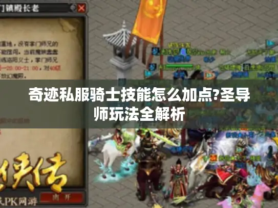 奇迹私服骑士技能怎么加点?圣导师玩法全解析