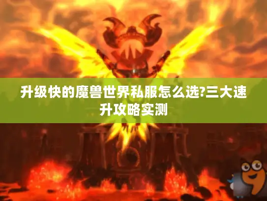 升级快的魔兽世界私服怎么选?三大速升攻略实测 升级快的魔兽世界私服怎么选?三大速升攻略实测