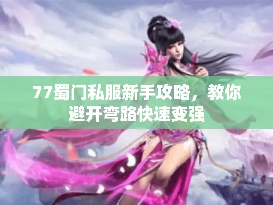 77蜀门私服新手攻略，教你避开弯路快速变强