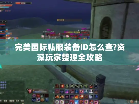 完美国际私服装备ID怎么查?资深玩家整理全攻略