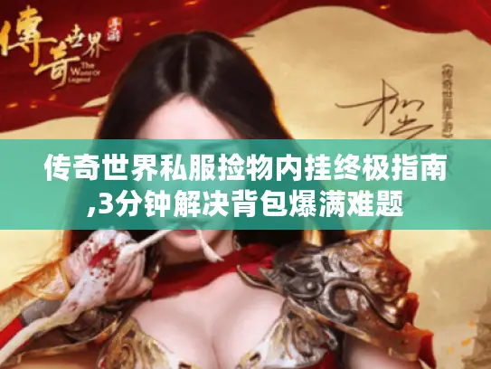 传奇世界私服捡物内挂终极指南,3分钟解决背包爆满难题