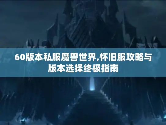 60版本私服魔兽世界,怀旧服攻略与版本选择终极指南