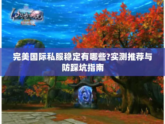 完美国际私服稳定有哪些?实测推荐与防踩坑指南