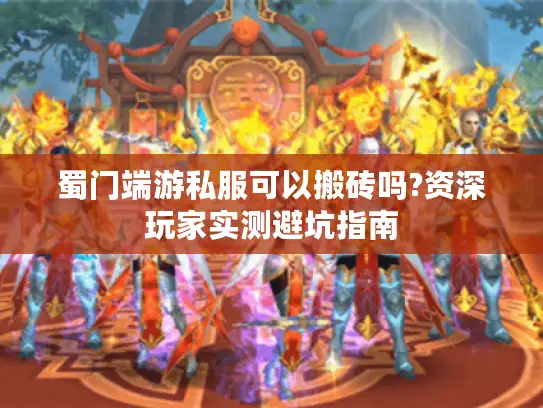 蜀门端游私服可以搬砖吗?资深玩家实测避坑指南