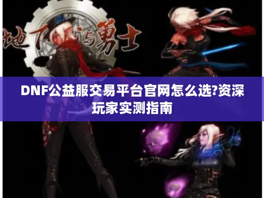 DNF公益服交易平台官网怎么选?资深玩家实测指南