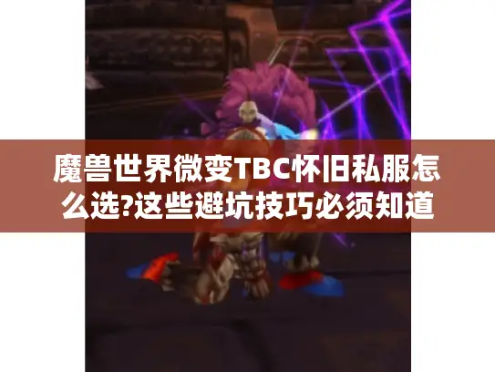 魔兽世界微变TBC怀旧私服怎么选?这些避坑技巧必须知道