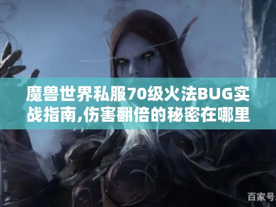 魔兽世界私服70级火法BUG实战指南,伤害翻倍的秘密在哪里?