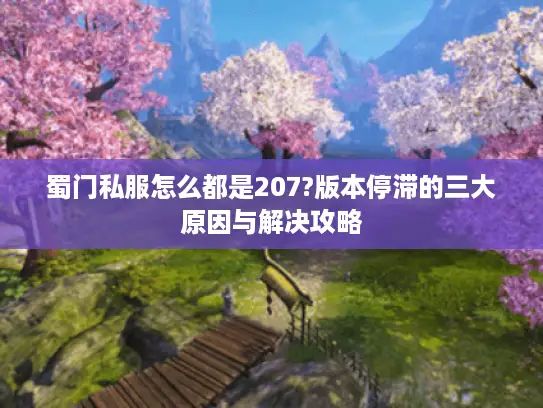 蜀门私服怎么都是207?版本停滞的三大原因与解决攻略