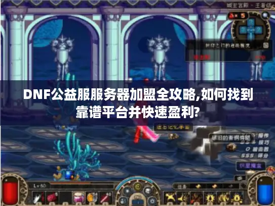 DNF公益服服务器加盟全攻略,如何找到靠谱平台并快速盈利? DNF公益服服务器加盟全攻略,如何找到靠谱平台并快速盈利?
