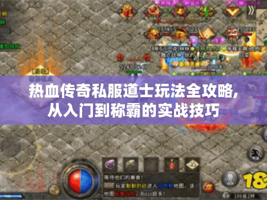 热血传奇私服道士玩法全攻略,从入门到称霸的实战技巧