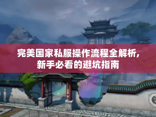 完美国家私服操作流程全解析,新手必看的避坑指南 完美国家私服操作流程全解析,新手必看的避坑指南