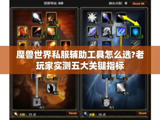魔兽世界私服辅助工具怎么选?老玩家实测五大关键指标