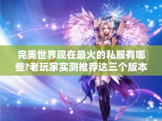 完美世界现在最火的私服有哪些?老玩家实测推荐这三个版本