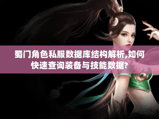 蜀门角色私服数据库结构解析,如何快速查询装备与技能数据?