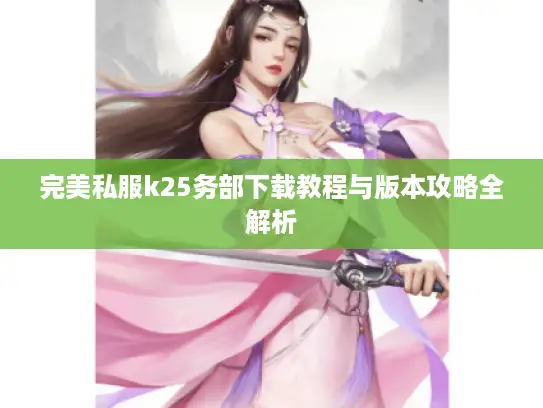 完美私服k25务部下载教程与版本攻略全解析