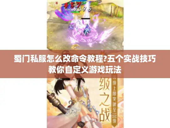 蜀门私服怎么改命令教程?五个实战技巧教你自定义游戏玩法