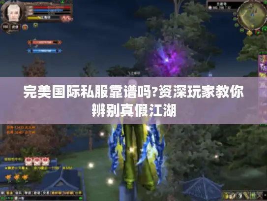 完美国际私服靠谱吗?资深玩家教你辨别真假江湖