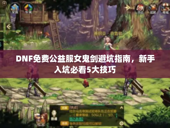 DNF免费公益服女鬼剑避坑指南，新手入坑必看5大技巧
