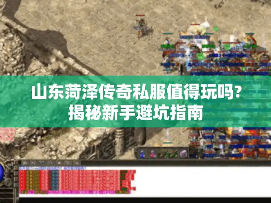 山东菏泽传奇私服值得玩吗?揭秘新手避坑指南