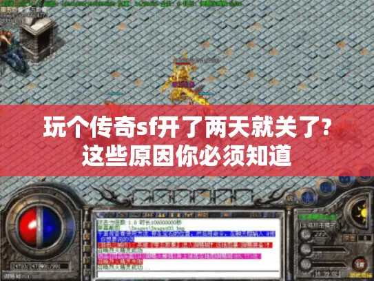 玩个传奇sf开了两天就关了?这些原因你必须知道