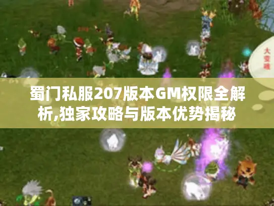 蜀门私服207版本GM权限全解析,独家攻略与版本优势揭秘 蜀门私服207版本GM权限全解析,独家攻略与版本优势揭秘