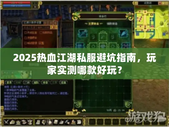 2025热血江湖私服避坑指南，玩家实测哪款好玩？
