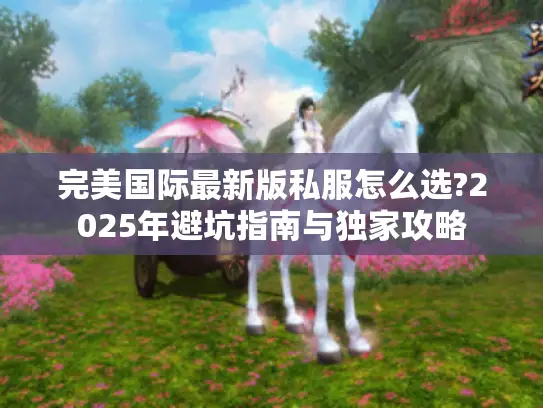 完美国际最新版私服怎么选?2025年避坑指南与独家攻略