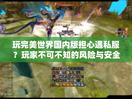 玩完美世界国内版担心遇私服？玩家不可不知的风险与安全攻略