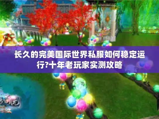 长久的完美国际世界私服如何稳定运行?十年老玩家实测攻略