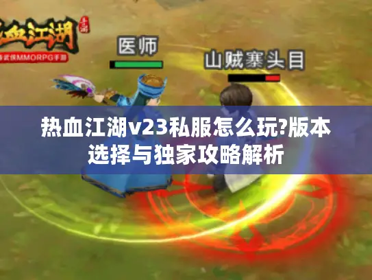 热血江湖v23私服怎么玩?版本选择与独家攻略解析