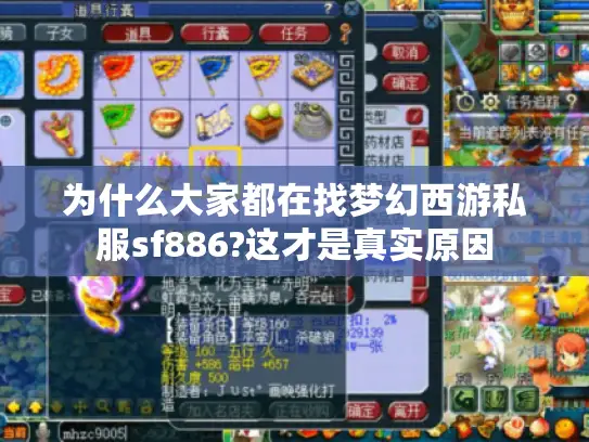 为什么大家都在找梦幻西游私服sf886?这才是真实原因 为什么大家都在找梦幻西游私服sf886?这才是真实原因